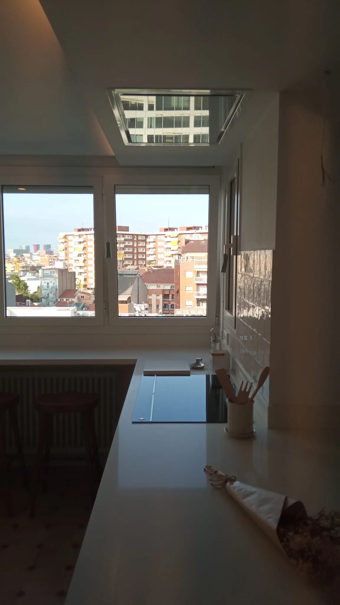 Cocina con muebles a medida